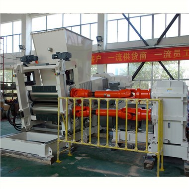 Laminadora extrusora de doble tornillo de caucho